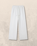 Angel-Wings Straight Leg Sweatpants White