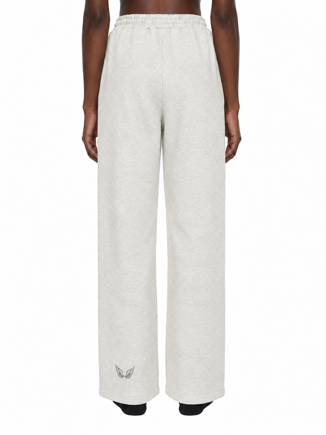 Angel-Wings Straight leg Sweatpants Oat